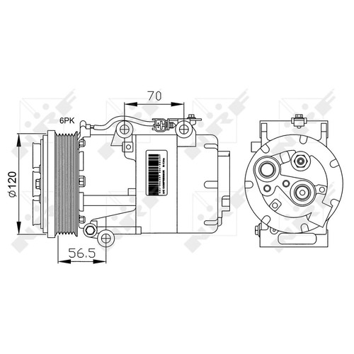 Compressore climatizzatore per - compressore,