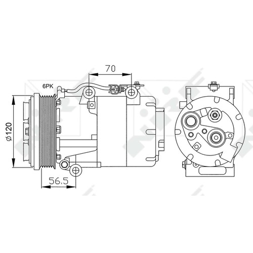 Compressore climatizzatore per - compressore,